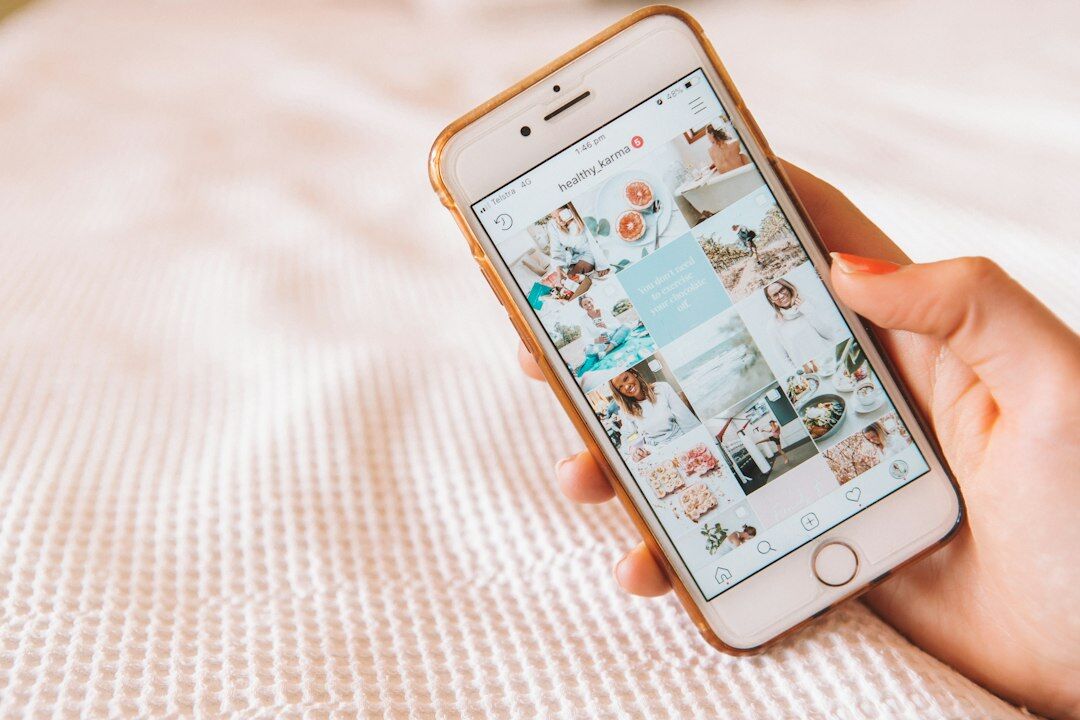 social media influencer post
